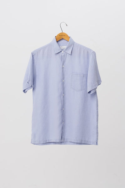 Maui Linen Shirt S/S Blue