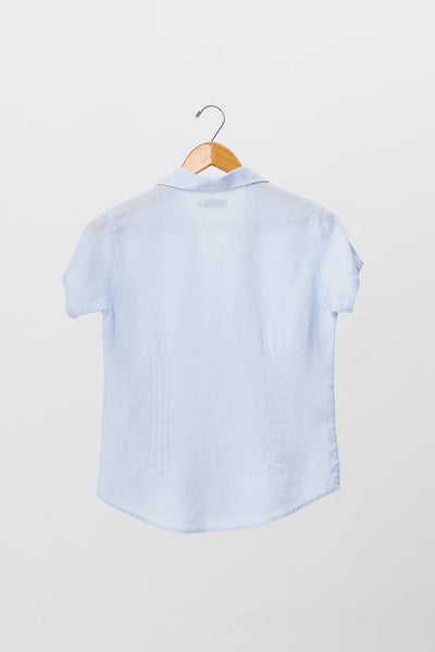 Nara Linen Shirt S/S Blue