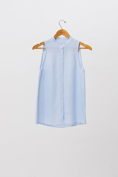 Shanghai Linen Shirt Blue