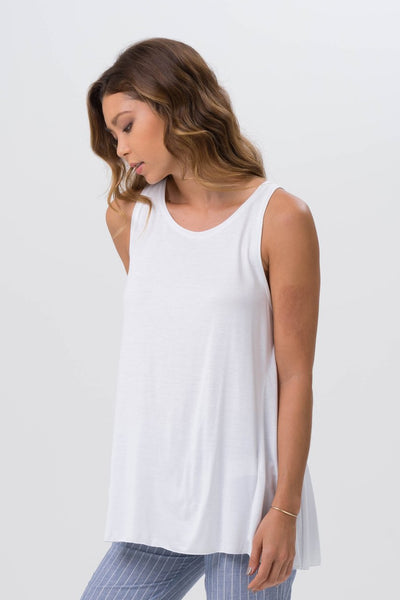 Lucita Trapezium Top White