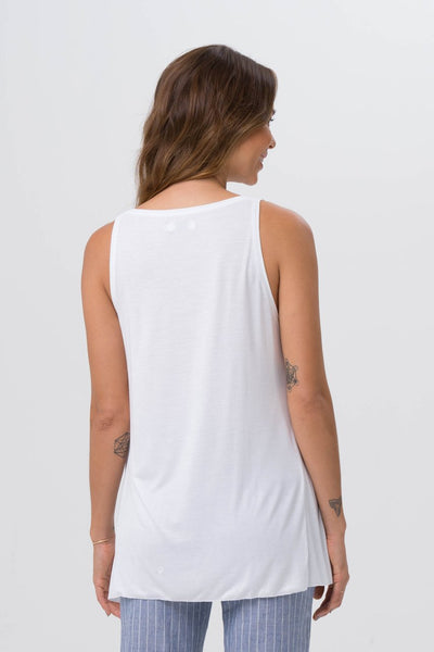 Lucita Trapezium Top White