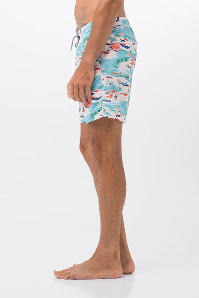 Men's Swimming Trunk Aqua