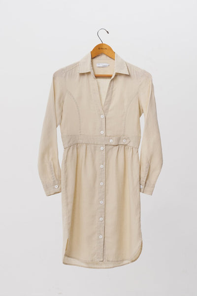 Linen Shirt L/S Dress Grey