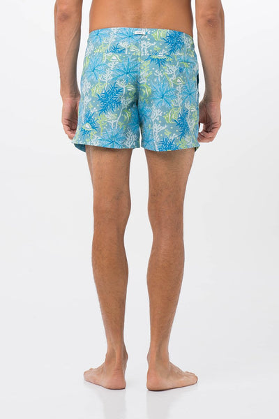 Tropical SwimTrunk Blue