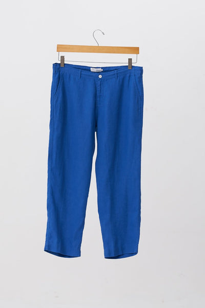 Chiara Linen Pants Blue