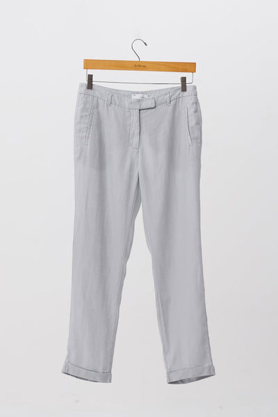 Hamptons Linen Pants Grey