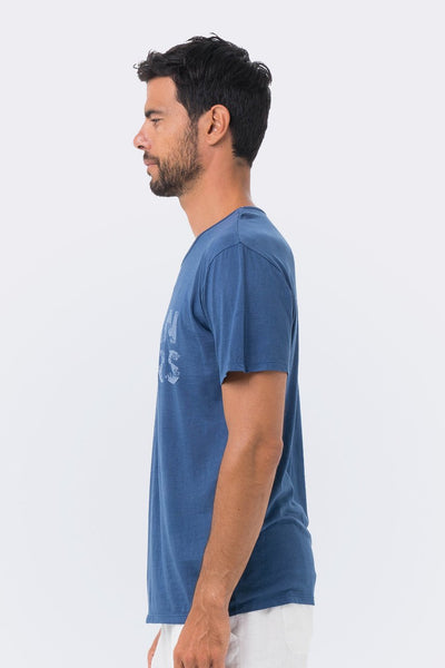 Basic Men T-shirt Navy Ocean Lovers - By The Sea Bali