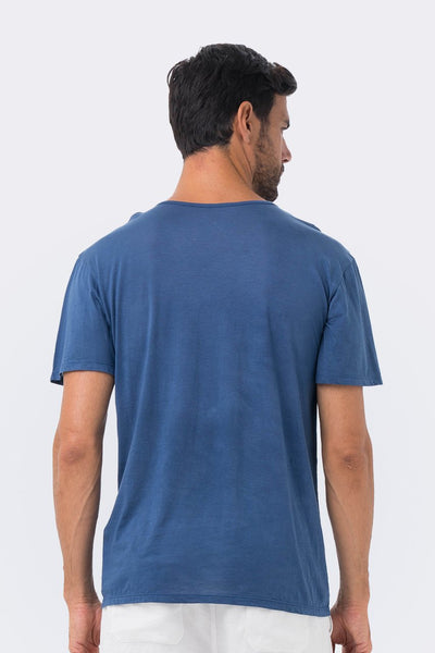 Basic Men T-shirt Navy Ocean Lovers - By The Sea Bali