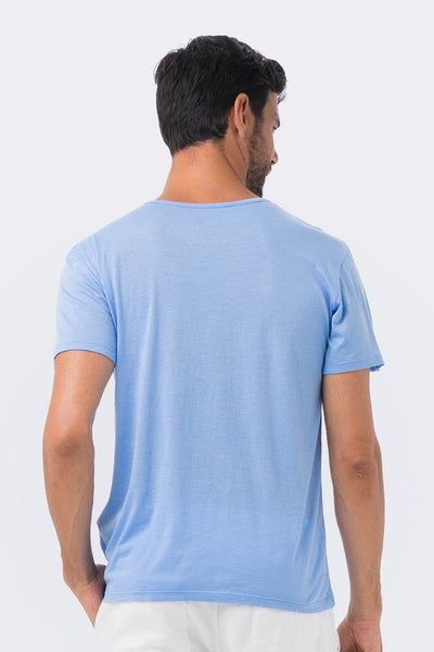 Basic Men T-shirt Blue Bali - By The Sea Bali