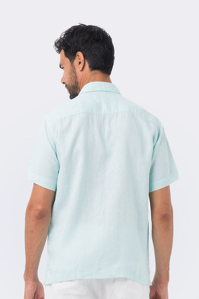 Maui Linen Shirt S/S Green