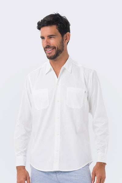 Marcel Shirt L/S White