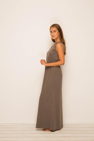 Maxi Princess Dress Grey