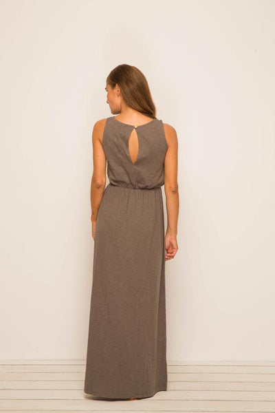 Maxi Princess Dress Grey