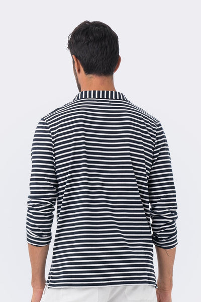 Nautical Stripe Pullover Navy