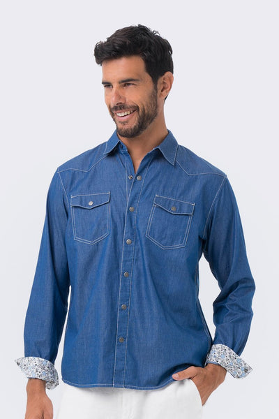 Denim Blue Shirt L/S