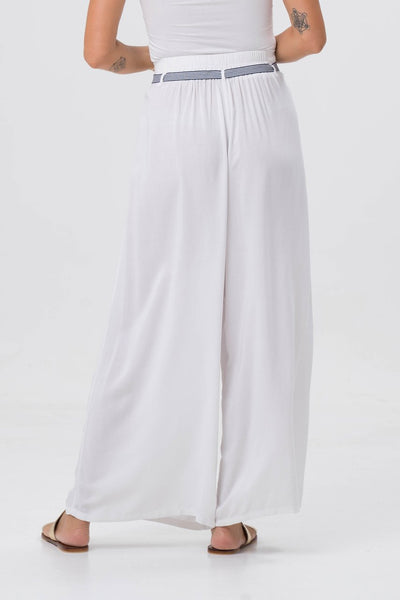 Mykonos Wide Long Pants White