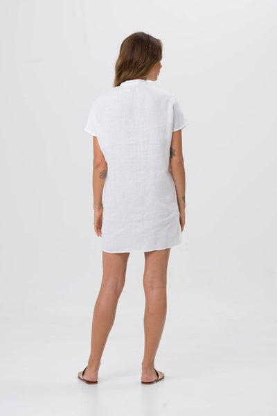 Linen Drika Tunic White