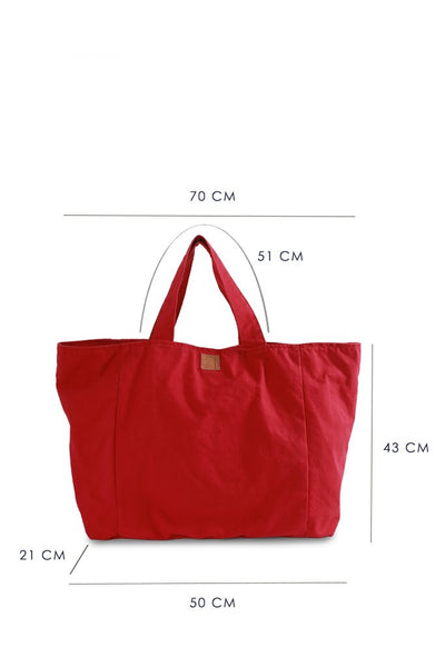 Lora Oversize Bag Red