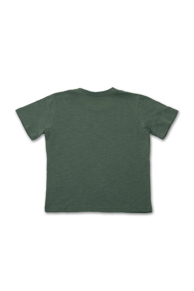 Kids printed T-shirt Green Beach