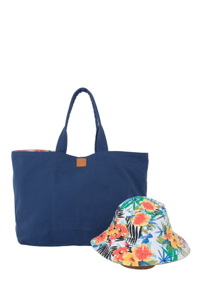 Jungle Bag & Hat Set Blue - By The Sea Bali