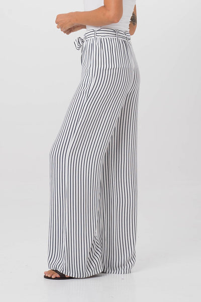 Clemence Pants Navy Stripes - By The Sea Bali
