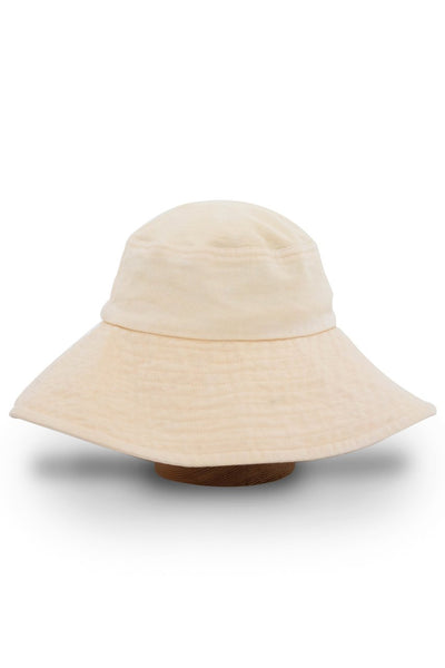 Ladies Wide Brim Hat Yellow