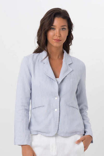 Linen Tropical Suit Blue - By The Sea Bali