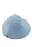 Ladies Wide Brim Hat Blue Basic