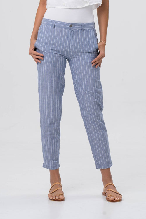 Stripe Sky Pants Denim