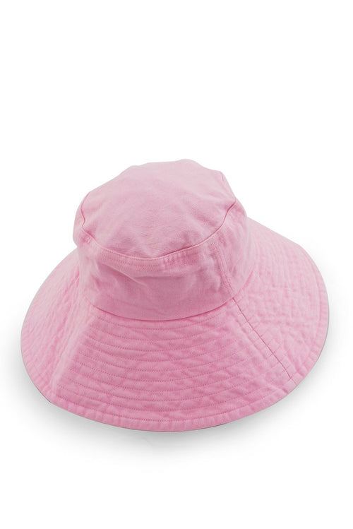 Ladies Wide Brim Hat Pink
