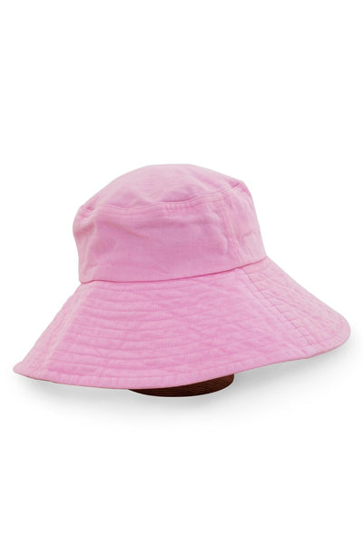 Ladies Wide Brim Hat Pink