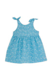 Molly Tie Dress Blue Sailboat