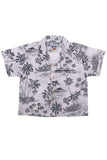 Kid's Bali Tropical Shirt S/S Navy