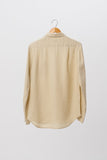 Men Linen Shirt L/S Khaki