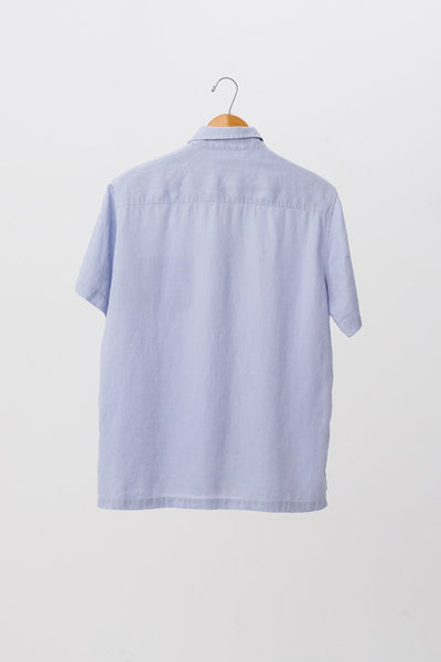 Maui Linen Shirt S/S Blue