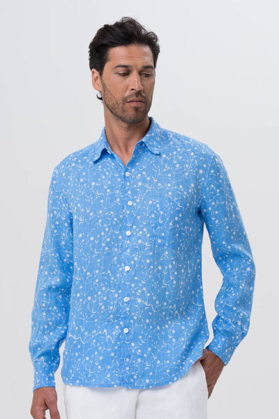 Bintan Linen Shirt L/S Blue