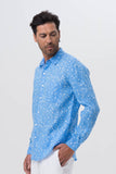 Bintan Linen Shirt L/S Blue