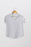 Nara Linen Shirt S/S Grey