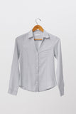 Angra Linen Shirt L/S Grey - By The Sea Bali