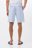 Men's Stripe Linen Bermuda