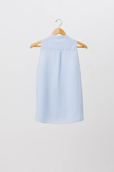 Shanghai Linen Shirt Blue