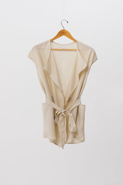 Linen Summer Outer Khaki