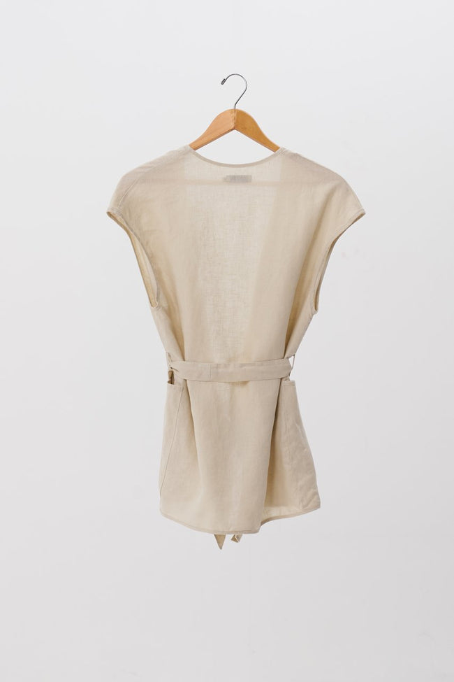 Linen Summer Outer Khaki