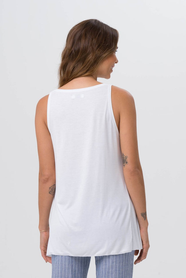 Lucita Trapezium Top  White