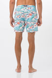 Men's Swimming Trunk Aqua