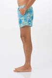 Tropical SwimTrunk Blue