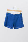 Linen Short Pants Blue