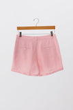 Linen Short Pants Pink