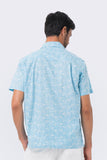 Bali Tropical Shirt Blue Sailboat - By The Sea Bali