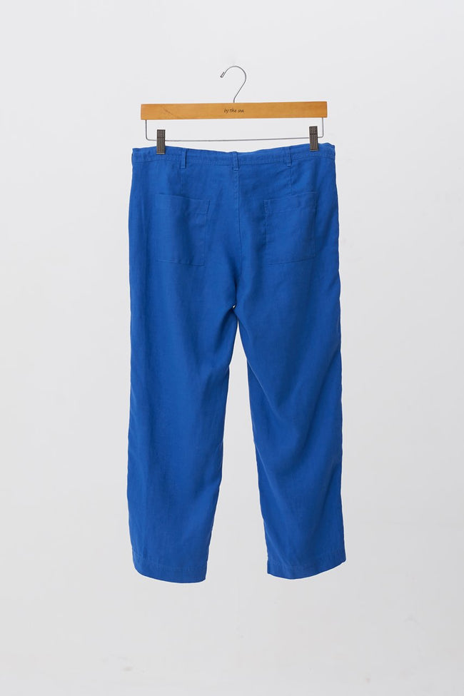 Chiara Linen Pants Blue